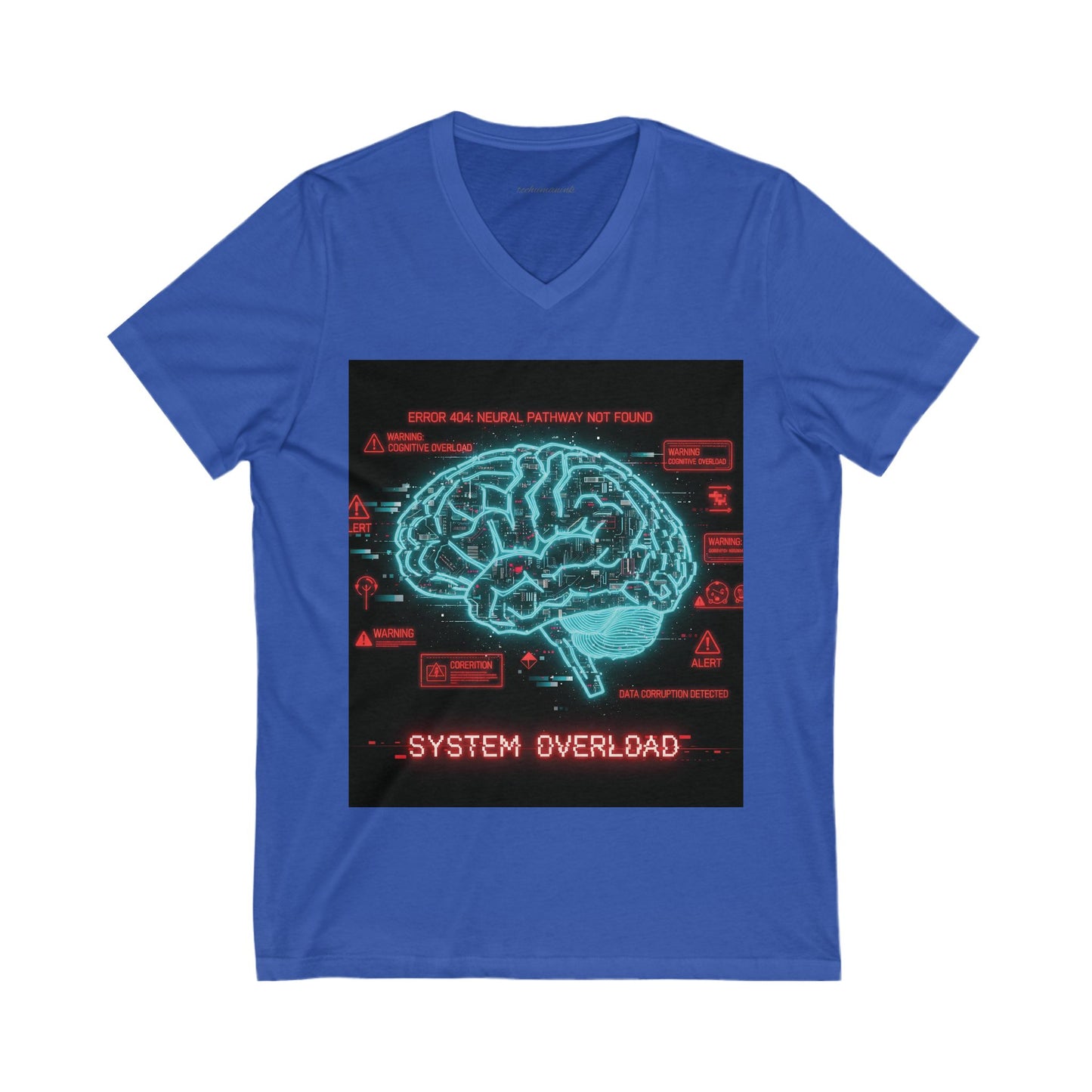 Tech-Inspired Unisex V-Neck Tee - Perfect for Social Media Lovers, Geeky Gifts, Casual Wear, Unique Apparel, Holidays and Celebrations