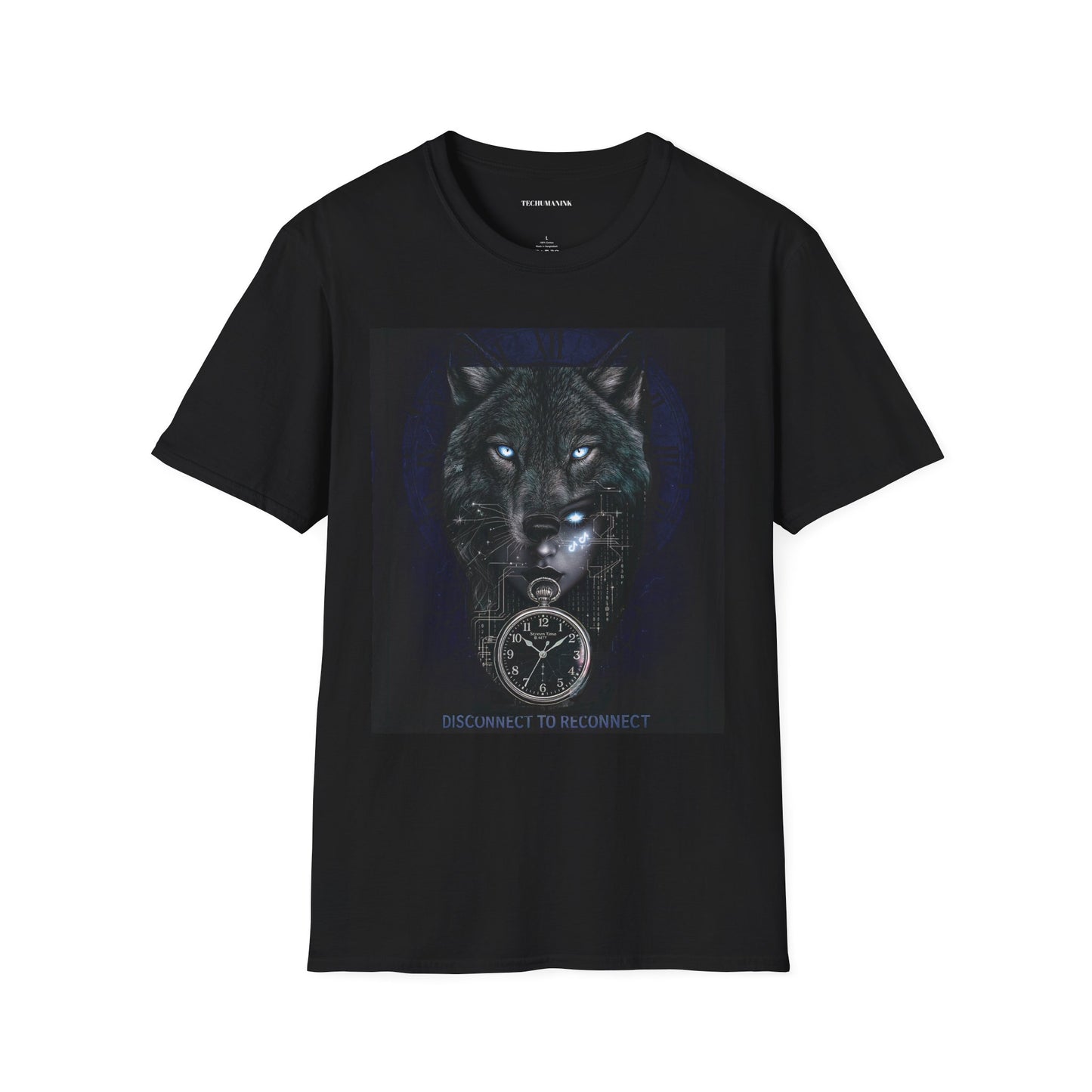 Mystical Wolf T-Shirt, Unisex Graphic Tee, Inspirational Quote Shirt, Unique Gift for Animal Lovers, Perfect for Casual Wear