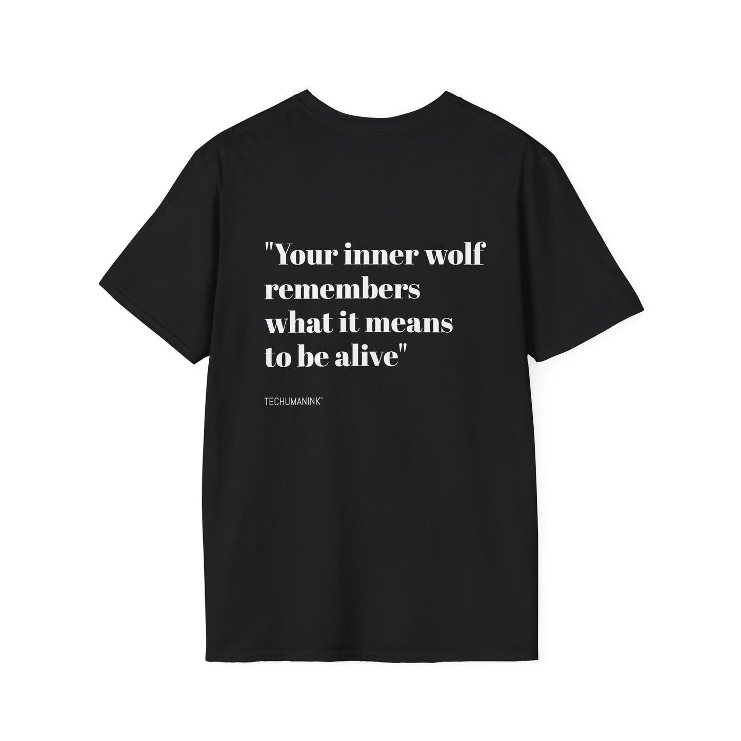 Mystical Wolf T-Shirt, Unisex Graphic Tee, Inspirational Quote Shirt, Unique Gift for Animal Lovers, Perfect for Casual Wear