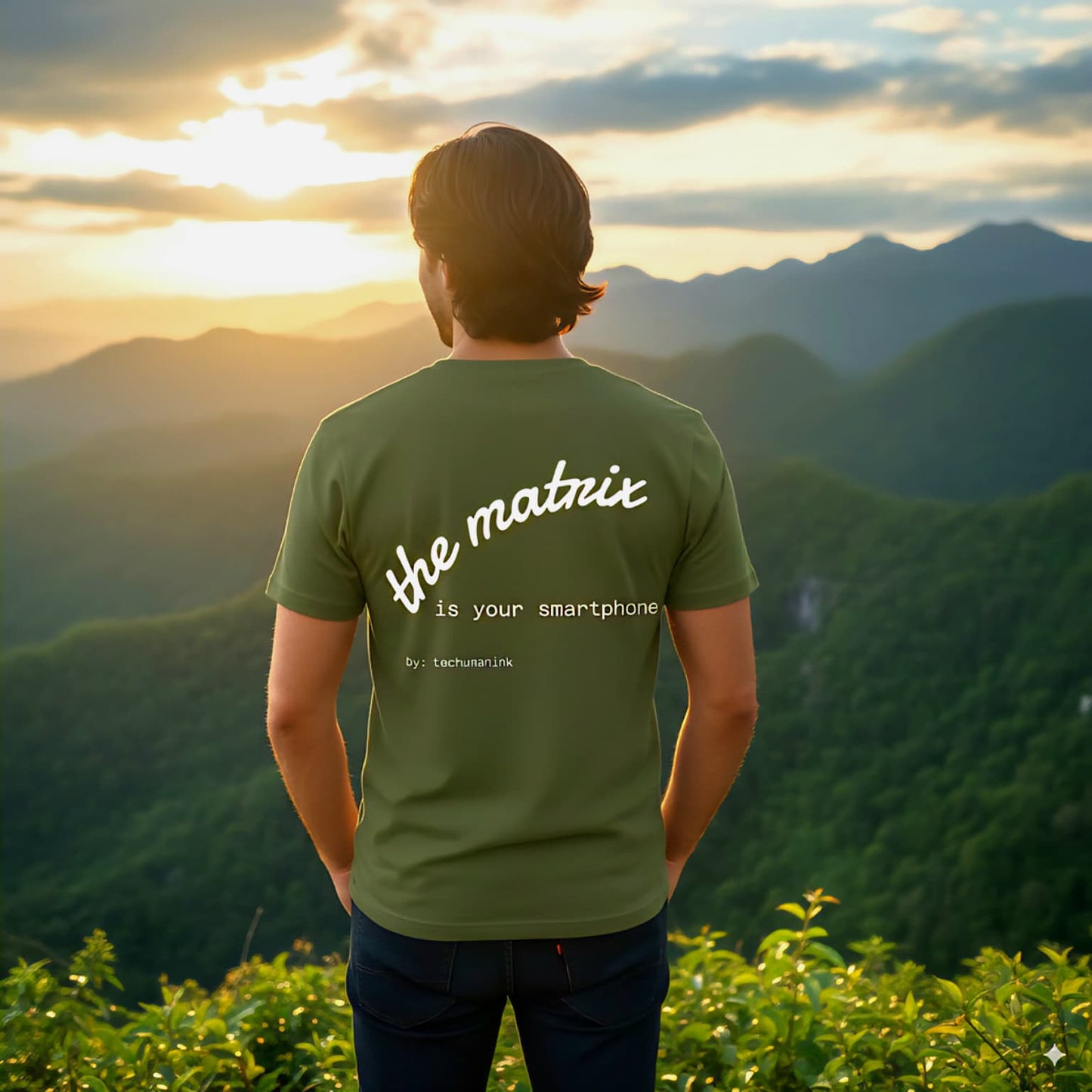 Matrix-Inspired Unisex T-Shirt, Geek Fashion Tee, Sci-Fi Gift, Trendy Casual Wear, Modern Graphic Tee, Unique Statement Shirt