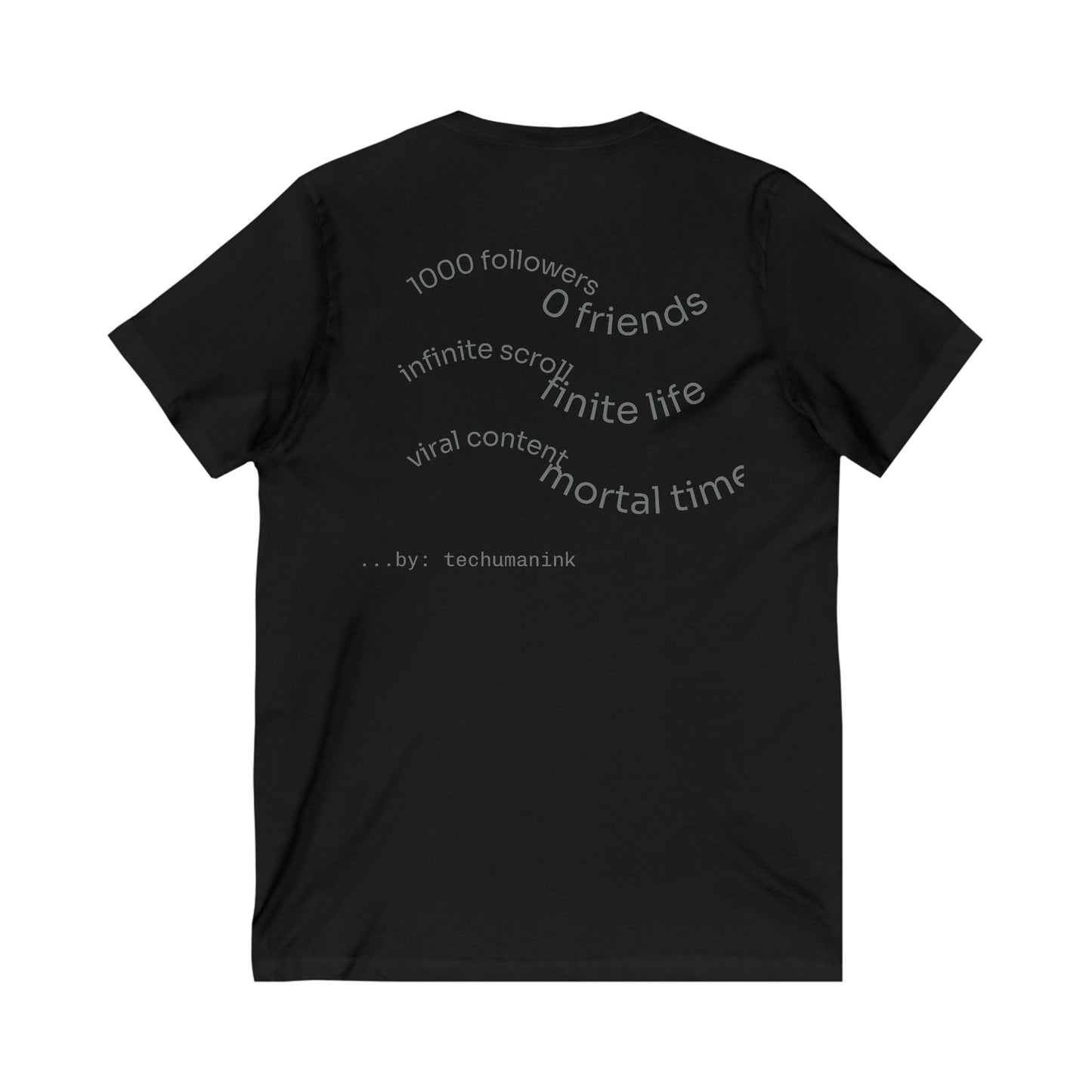 Tech-Inspired Unisex V-Neck Tee - Perfect for Social Media Lovers, Geeky Gifts, Casual Wear, Unique Apparel, Holidays and Celebrations