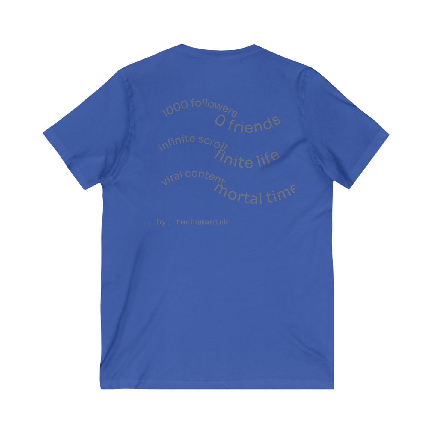 Tech-Inspired Unisex V-Neck Tee - Perfect for Social Media Lovers, Geeky Gifts, Casual Wear, Unique Apparel, Holidays and Celebrations