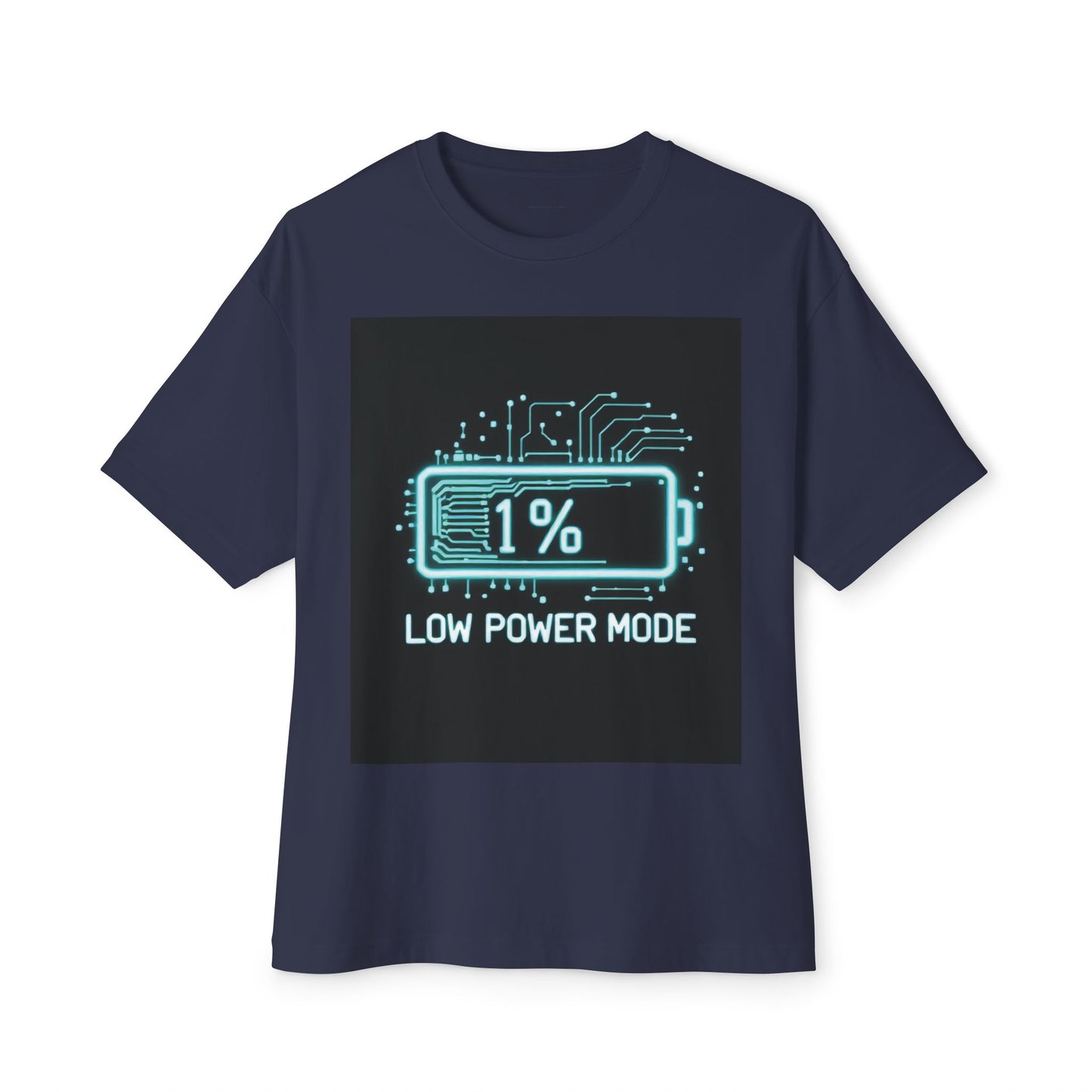 Copy of Unisex Oversized Graphic Tee, Low Power Mode Shirt, Tech Lover Gift, Funny Tee, Casual Wear, Unique Mom's Day Present