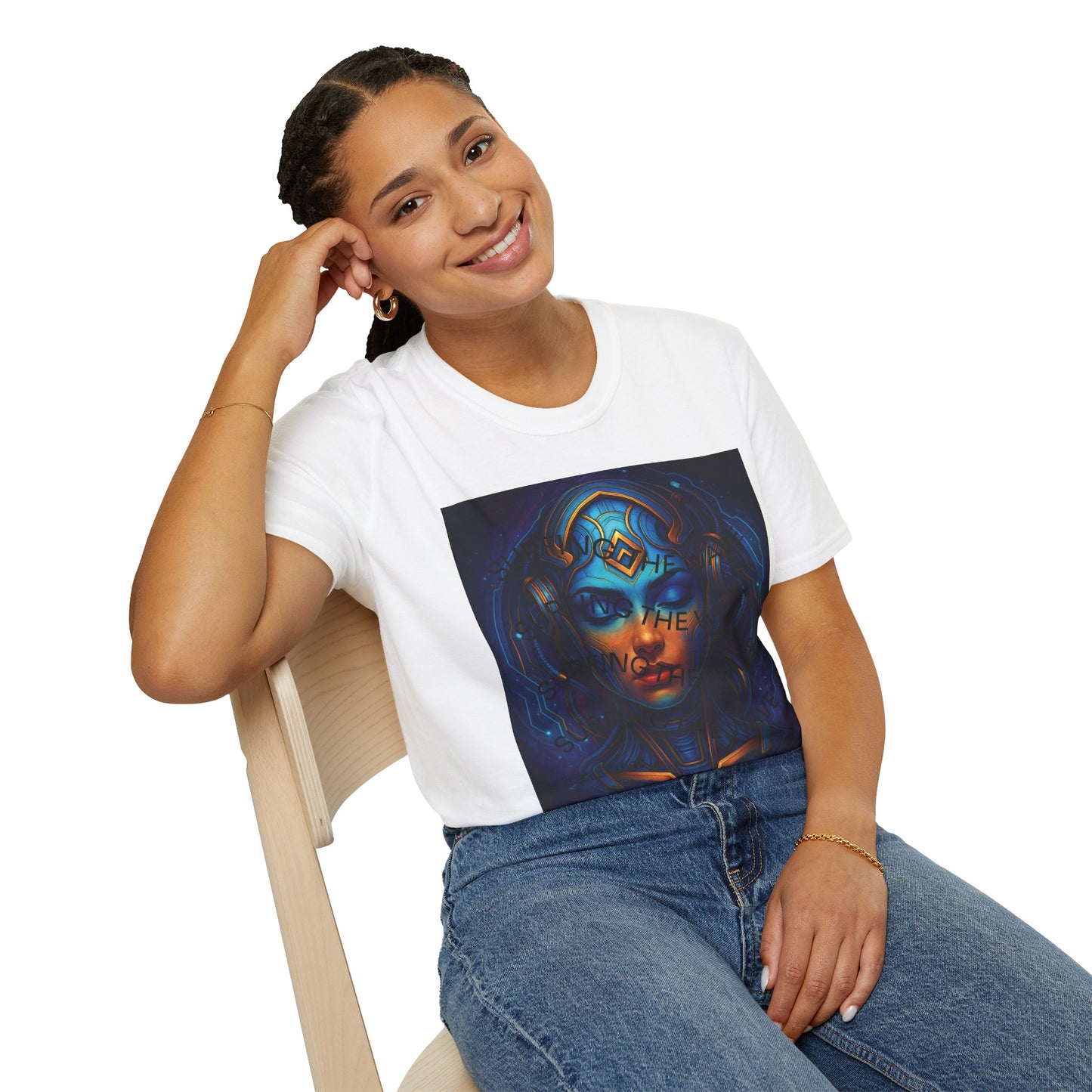 Unisex Graphic T-Shirt, Empowering Quote Tee, Unique Art Shirt, Gender-Neutral Fashion, Statement Piece for Any Occasion