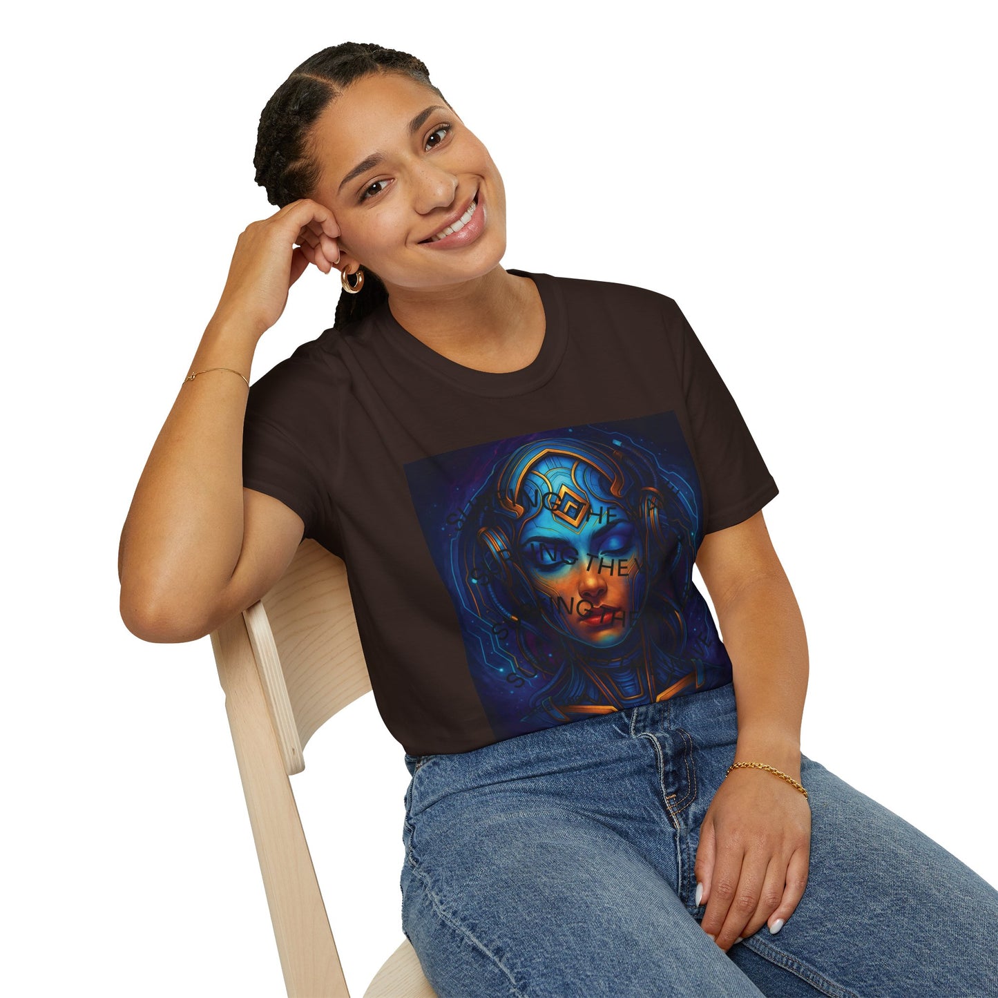 Unisex Graphic T-Shirt, Empowering Quote Tee, Unique Art Shirt, Gender-Neutral Fashion, Statement Piece for Any Occasion