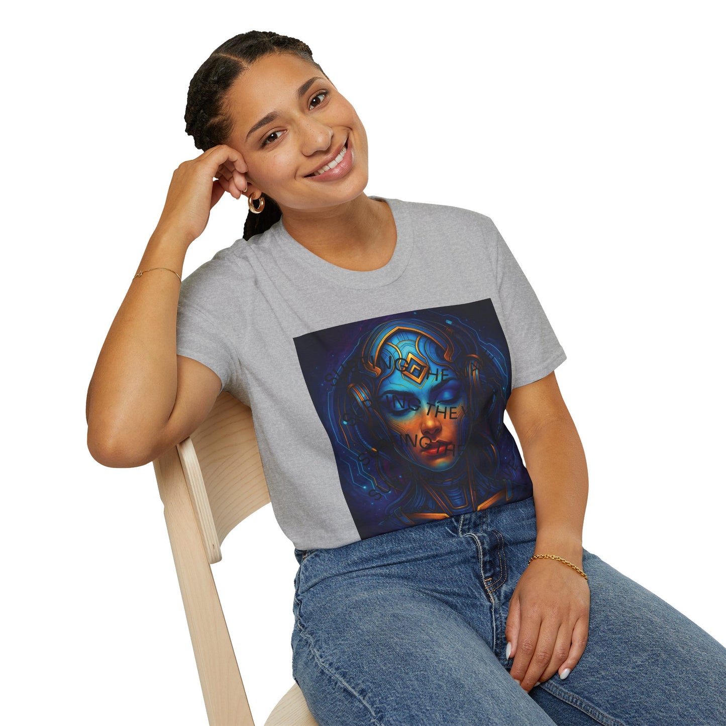 Unisex Graphic T-Shirt, Empowering Quote Tee, Unique Art Shirt, Gender-Neutral Fashion, Statement Piece for Any Occasion