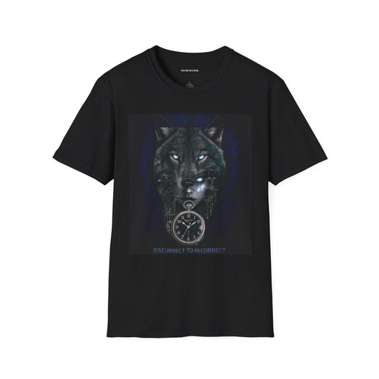 Mystical Wolf T-Shirt, Unisex Graphic Tee, Inspirational Quote Shirt, Unique Gift for Animal Lovers, Perfect for Casual Wear