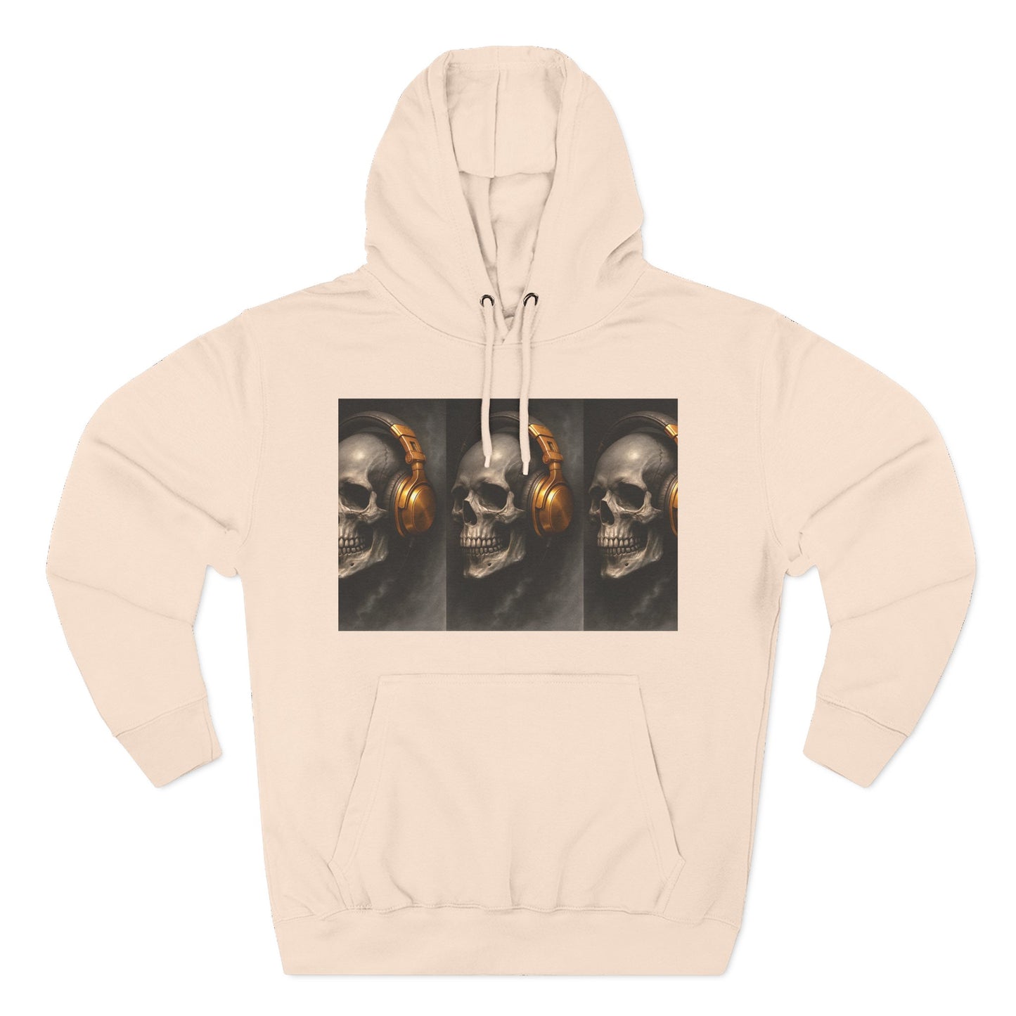 Skull Graphic Fleece Hoodie - Wake Up Before It's Too Late - Cozy Casual Wear, Unisex Streetwear, Halloween Gift, Music Lover Apparel, [...]