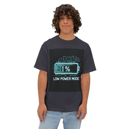 Copy of Unisex Oversized Graphic Tee, Low Power Mode Shirt, Tech Lover Gift, Funny Tee, Casual Wear, Unique Mom's Day Present